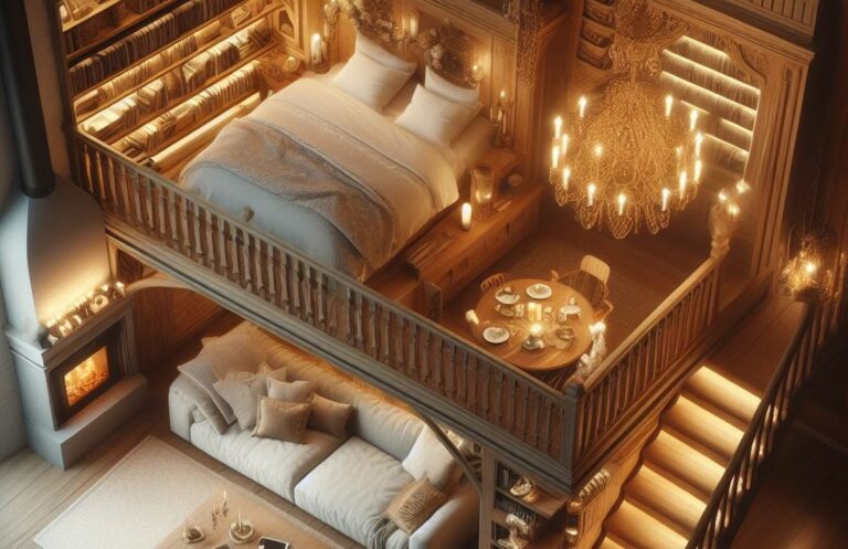 Avantages et inconvénients d&rsquo;un lit mezzanine : La déco optimisée pour votre petite maison