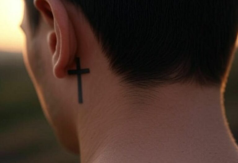 Tatouage derrière l’oreille : significations et choix pour un design unique