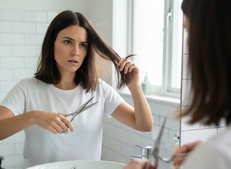 Se couper les cheveux soi-même : guide étape par étape pour un résultat professionnel