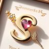 pin's personnalisé pour la saint valentin